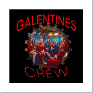 Galentines crew girls power Posters and Art